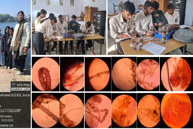 Exploring some Aquatic Microflora of Jheel, Hazaribag on 14 February, 2025